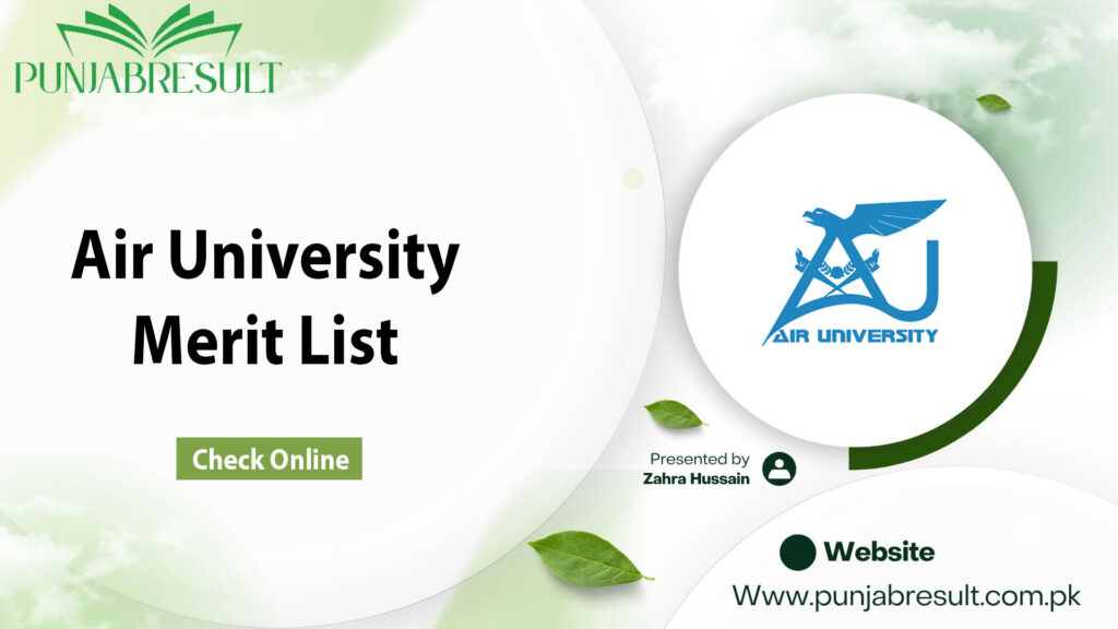 Air University Merit List