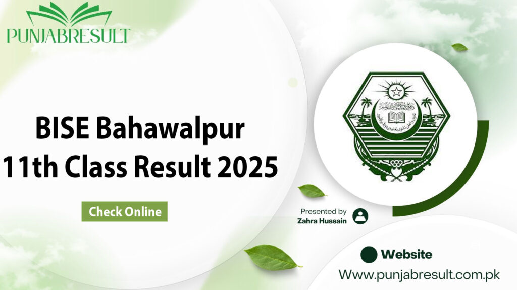 BISE Bahawalpur 11th Class Result 2025