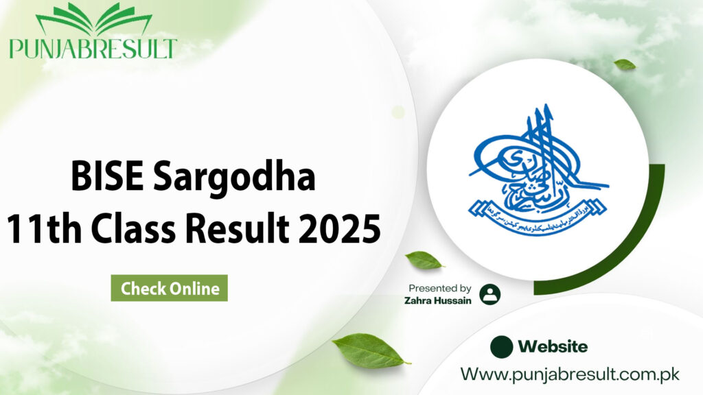 BISE Sargodha 11th Class Result 2025